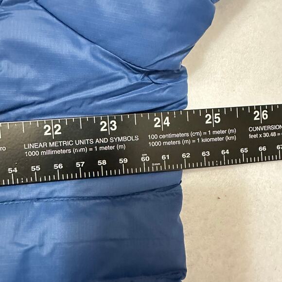 Patagonia Down Sweater Jacket Full Zip Puffer Cement Blue Mens Sz Large NWT $279 - Picture 7 of 8